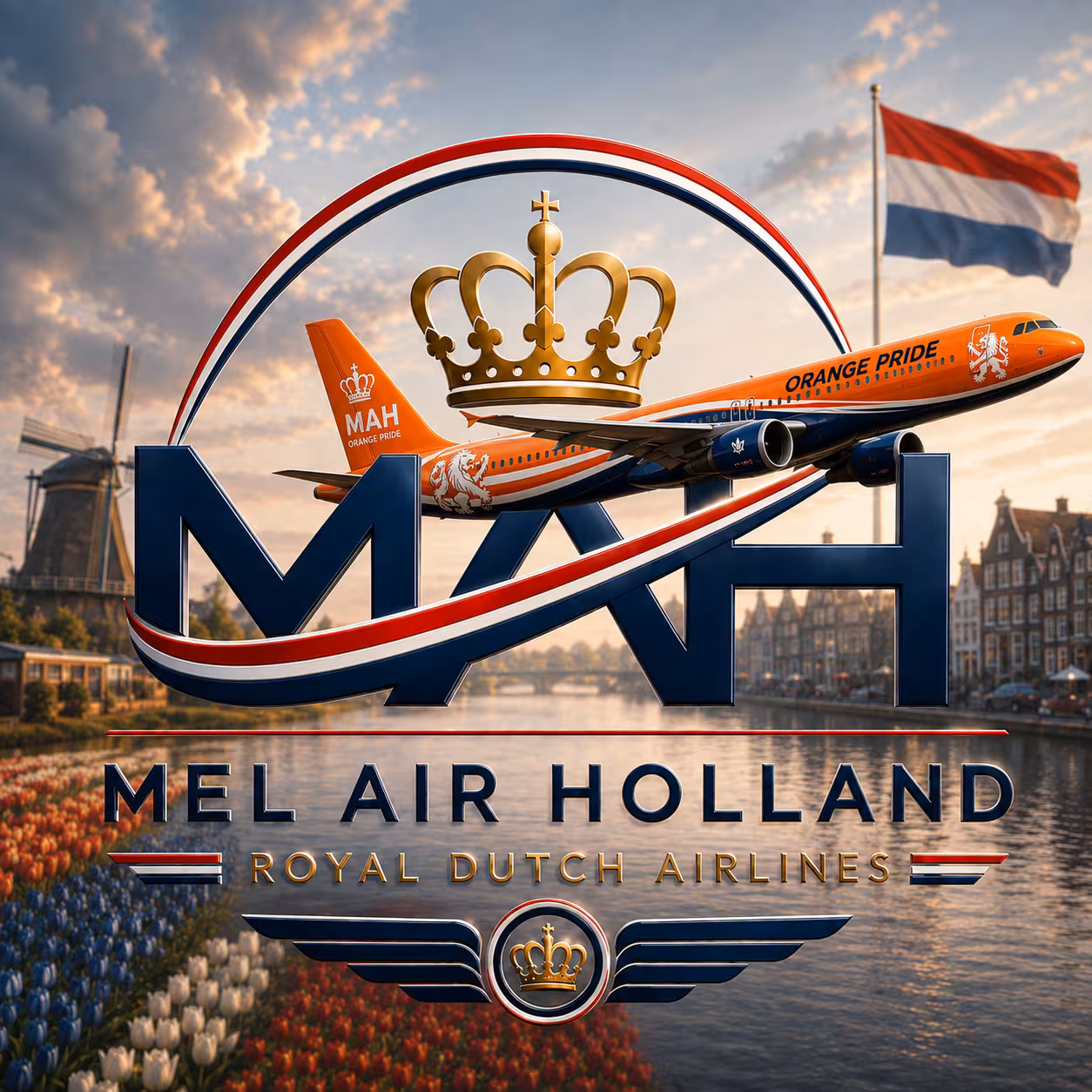Mel Air Holland - Royal Dutch Airlines
